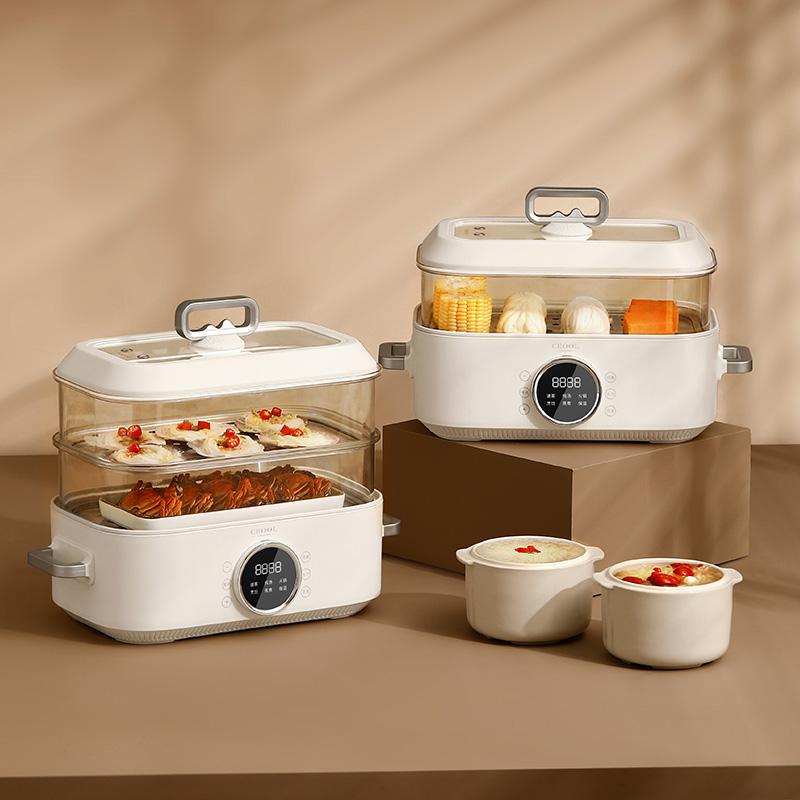 Home Cooking Electric - Vaporizador elétrico de alimentos 3 em