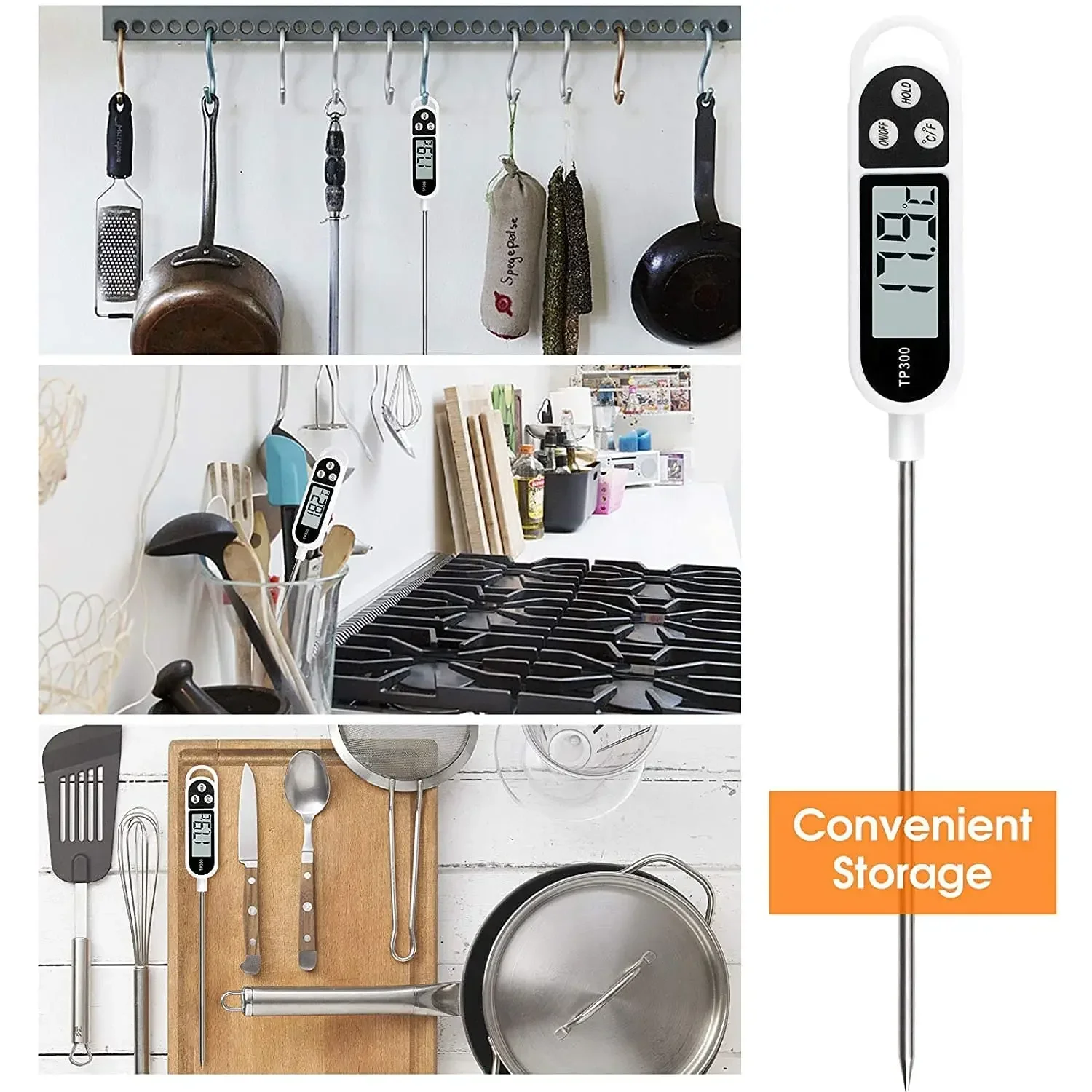 Sonda de caneta termômetro de  - Home Cooking Reading avaliação e preço