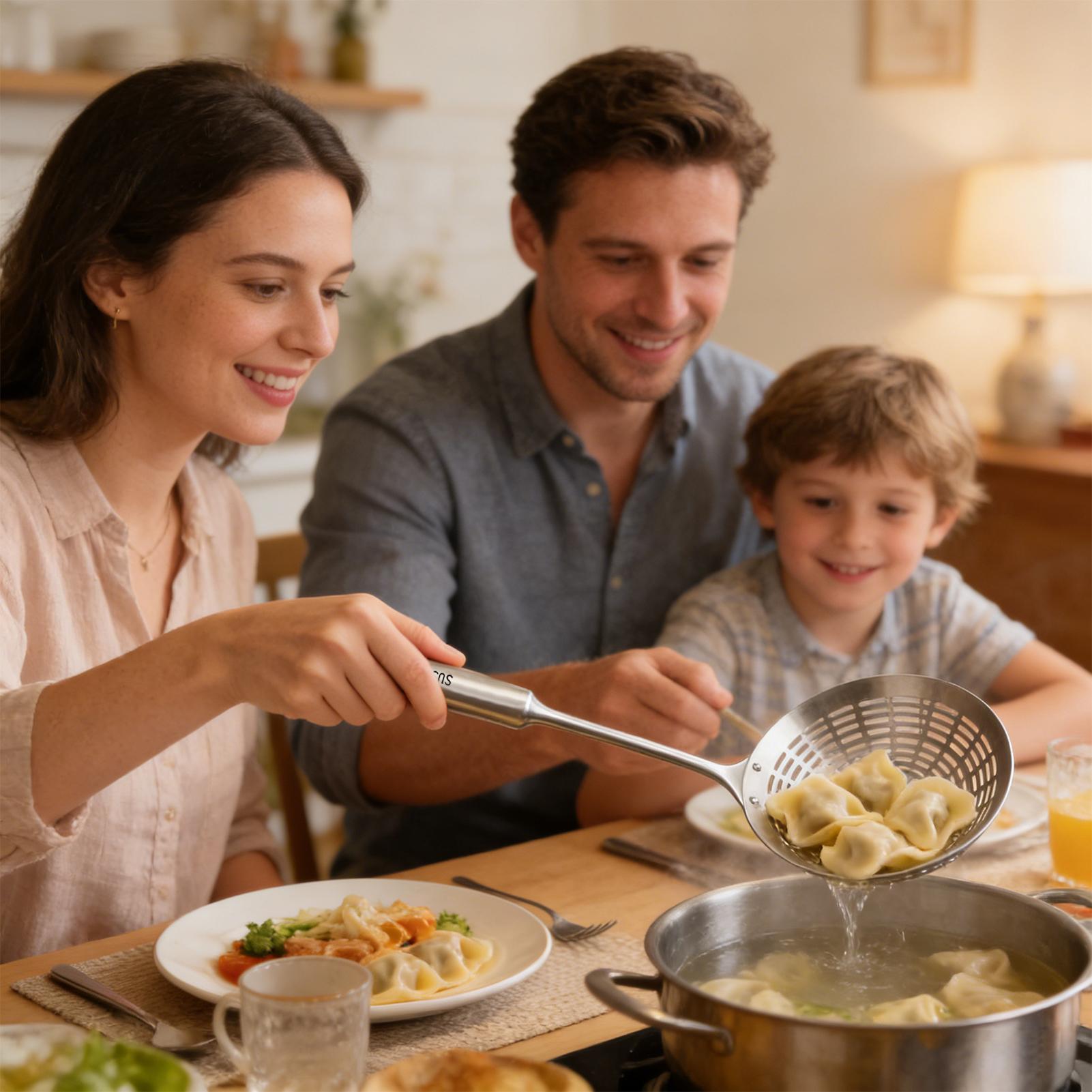 Escumadeira com Cabo Longo e G - Home Cooking In French avaliação e preço