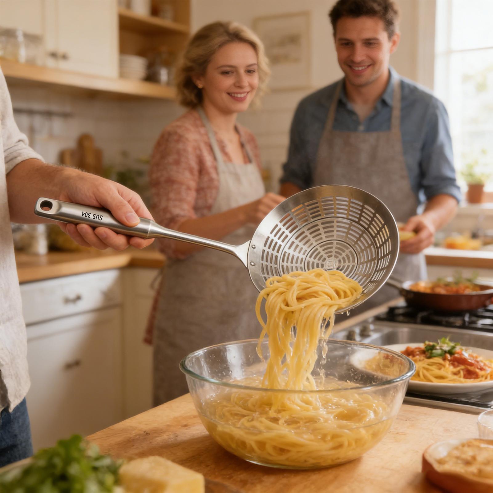 Escumadeira com Cabo Longo e G - Home Cooking In French avaliação e preço
