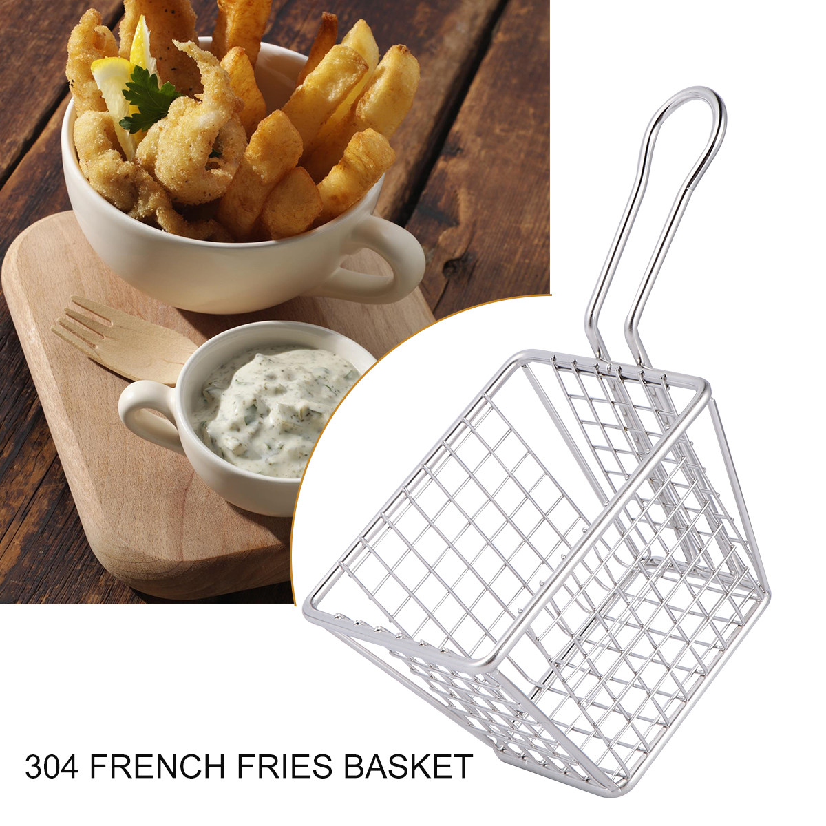 Cesto de Fritura em Malha Quad - Home Cooking In French avaliação e preço