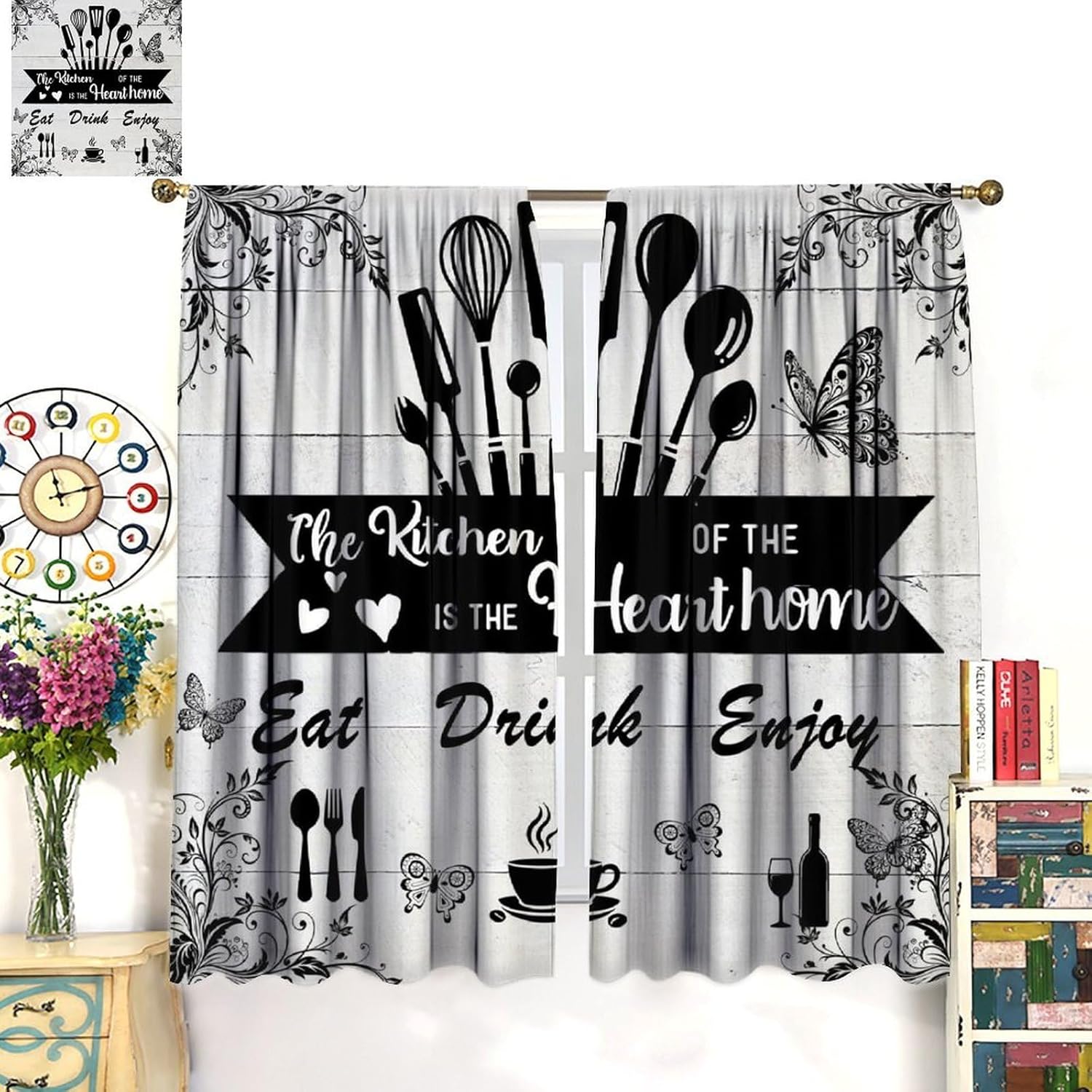 Cortinas Rústicas Estilo Fazen - Home Cooking In French avaliação e preço